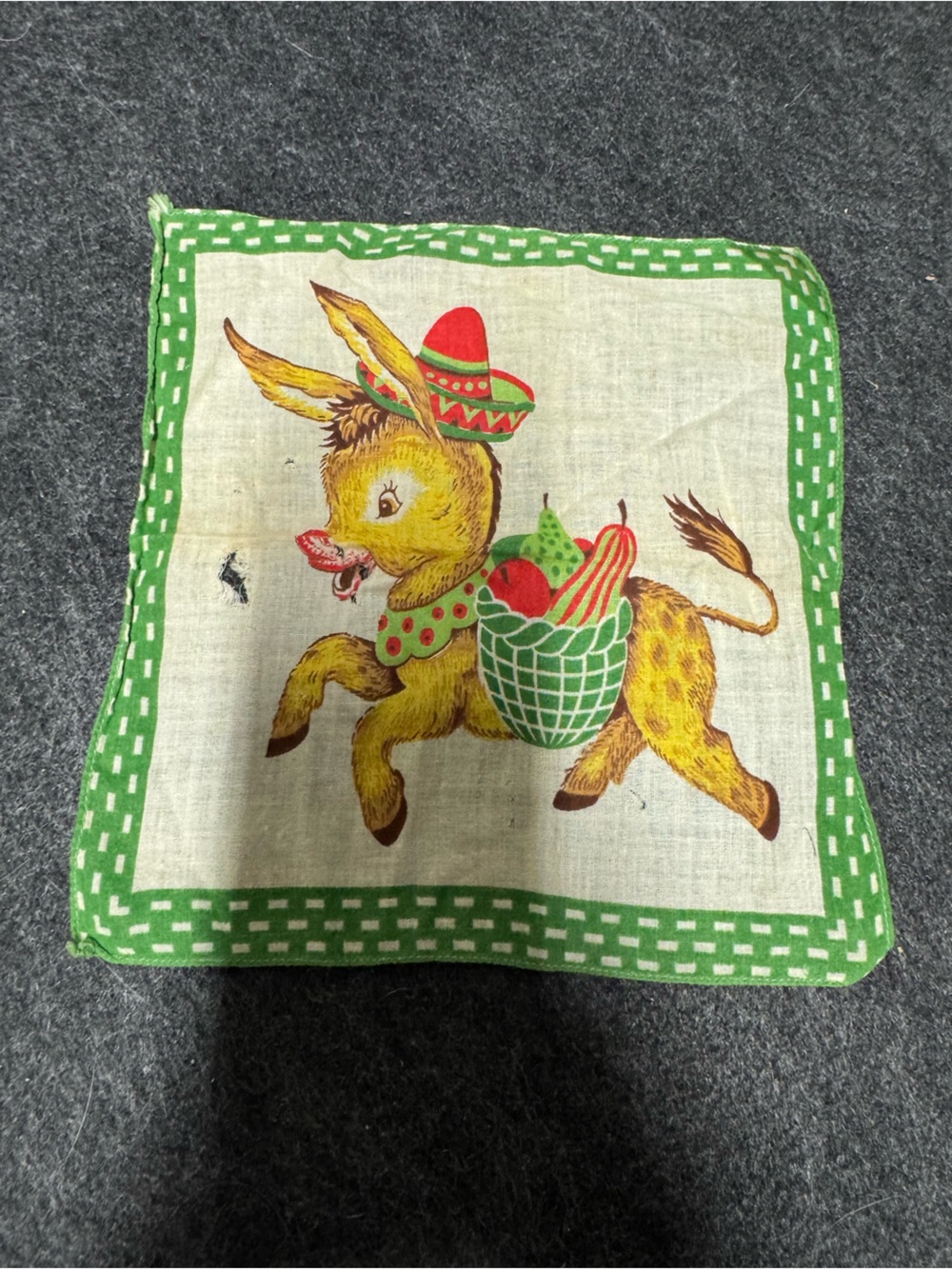 VTG donkey/Burro handkerchief